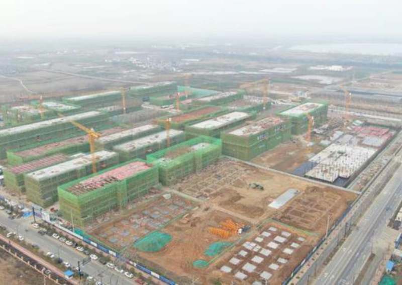 食品產業園一期啟動區項目已完成,總建筑面積16.6萬平米