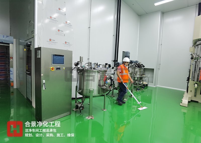 鋰電池無塵車間廠房建設(shè)施工中 鋰電池無塵車間廠房建設(shè)施工中
