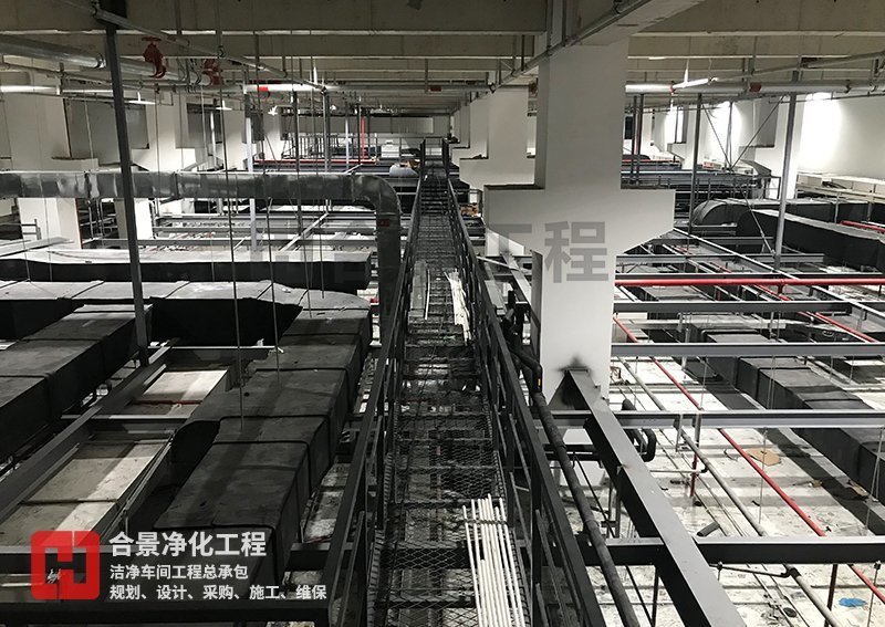 鋰電池無塵車間廠房建設(shè)施工中 鋰電池無塵車間廠房建設(shè)施工中